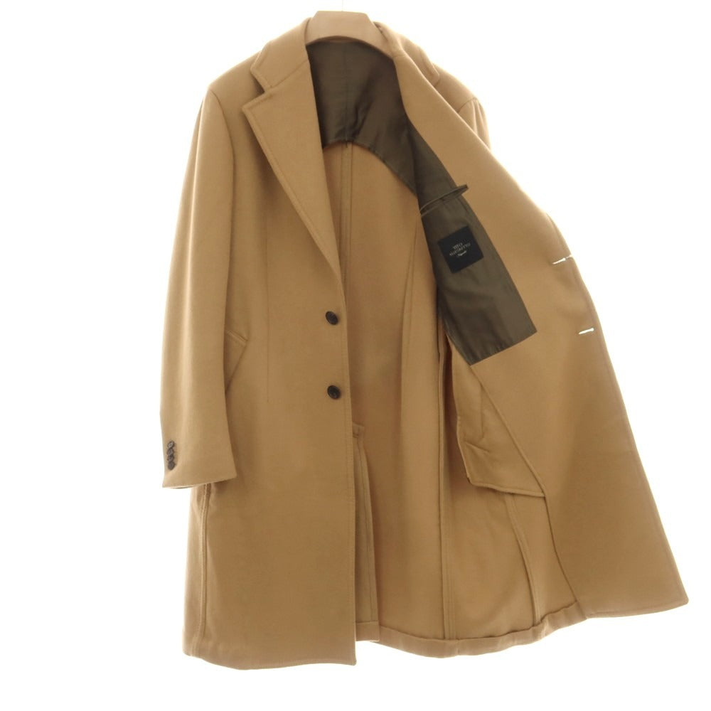 【中古】ティト アレグレット TITO ALLEGRETTO カシミヤ チェスターフィールドコート キャメルベージュ【 48 】【 状態ランクB 】【 メンズ 】