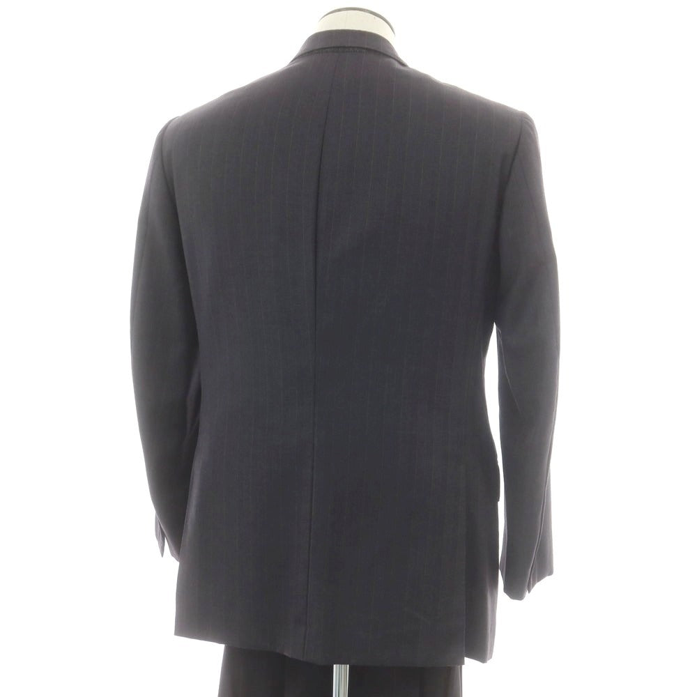 【中古】サルトリオ Sartorio ウール ストライプ 3つボタンスーツ チャコールグレー【 50 】【 状態ランクC 】【 メンズ 】