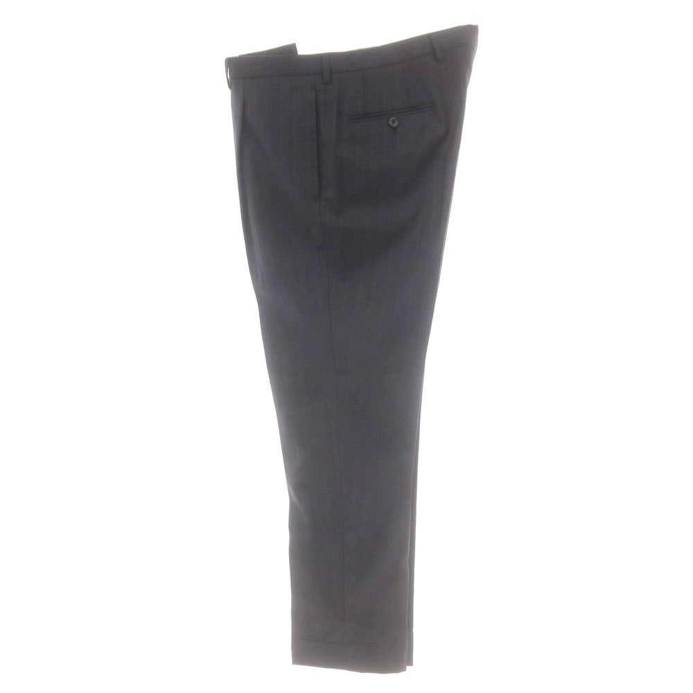 【中古】サルトリオ Sartorio ウール ストライプ 3つボタンスーツ チャコールグレー【 50 】【 状態ランクC 】【 メンズ 】