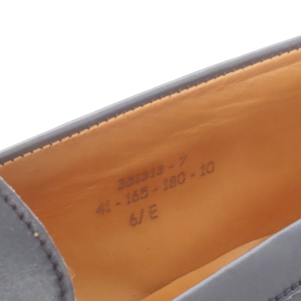 【中古】ジェイエムウエストン J.M WESTON 180 シグネチャーローファー ネイビー【 6 1/2 E 】【 状態ランクB 】【 メンズ 】