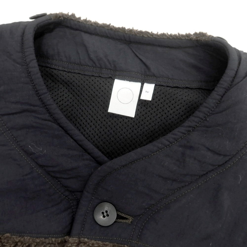 【中古】タクタク tac:tac マフラー付き 切り替え ボアジャケット ブルゾン ブラウンxブラック【 表記なし(L位) 】【 状態ランクB 】【 メンズ 】