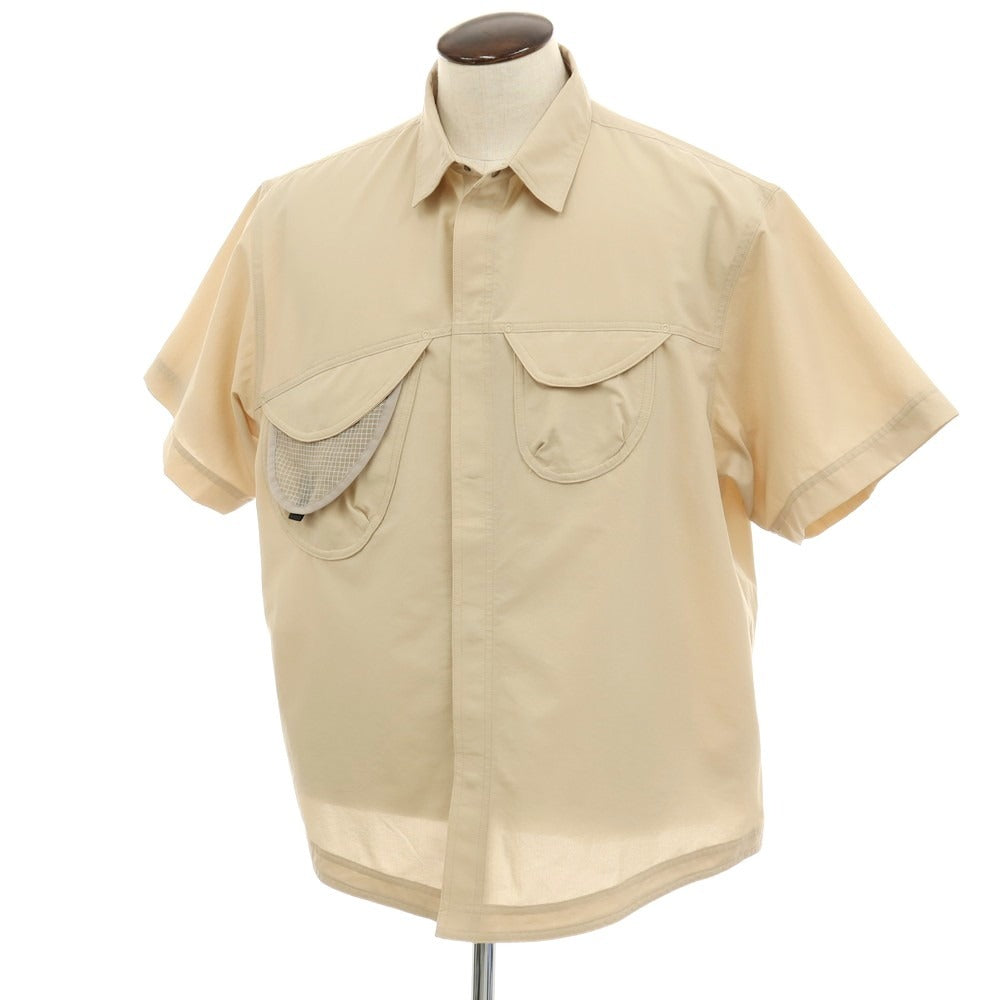 【中古】ゴールドウイン GOLDWIN 2025年春夏 ポリエステル 半袖シャツ ライトベージュ【サイズ3】【 状態ランクB 】【 メンズ 】