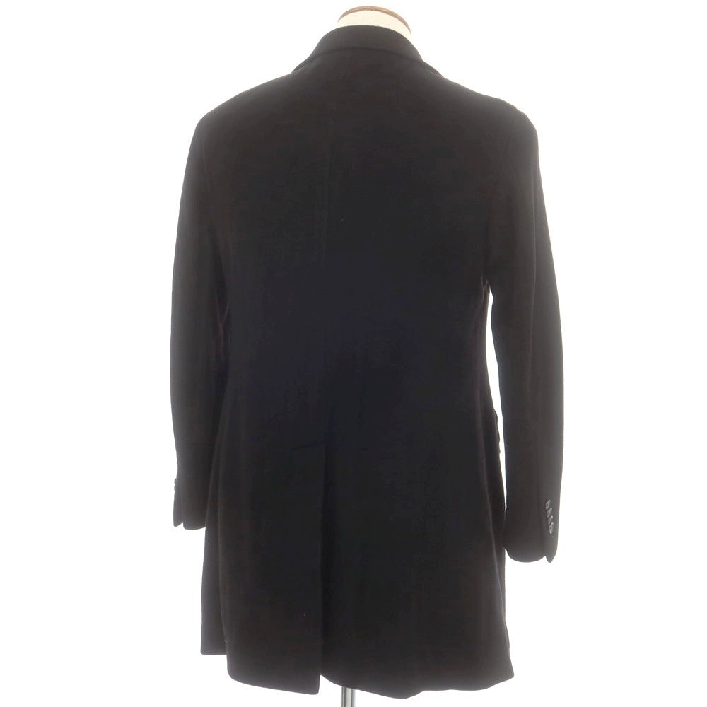【中古】タリアトーレ TAGLIATORE カシミヤ チェスターフィールドコート ブラック【 46 】【 状態ランクB 】【 メンズ 】