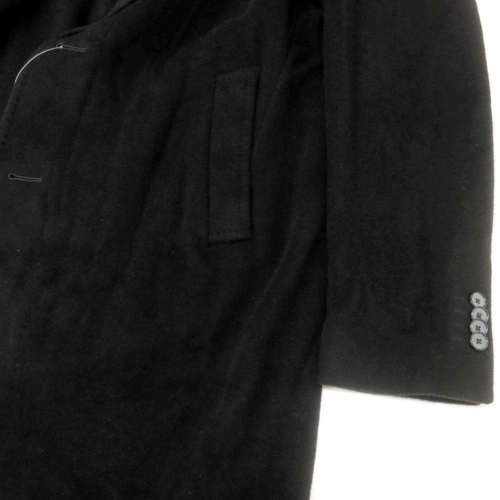 【中古】タリアトーレ TAGLIATORE カシミヤ チェスターフィールドコート ブラック【 46 】【 状態ランクB 】【 メンズ 】