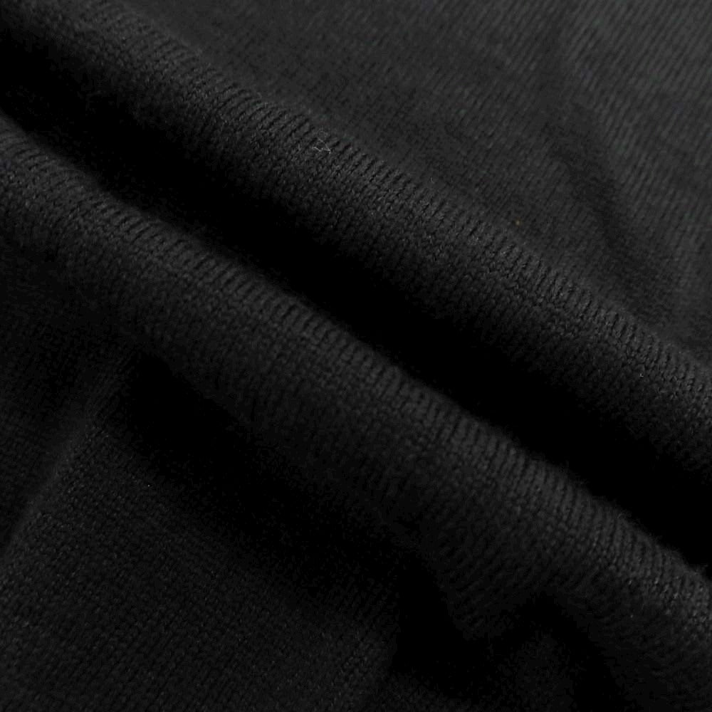 【中古】グランサッソ GRAN SASSO ハイゲージ ウール タートルネック プルオーバーニット ブラック【 44 】【 状態ランクB 】【 メンズ 】