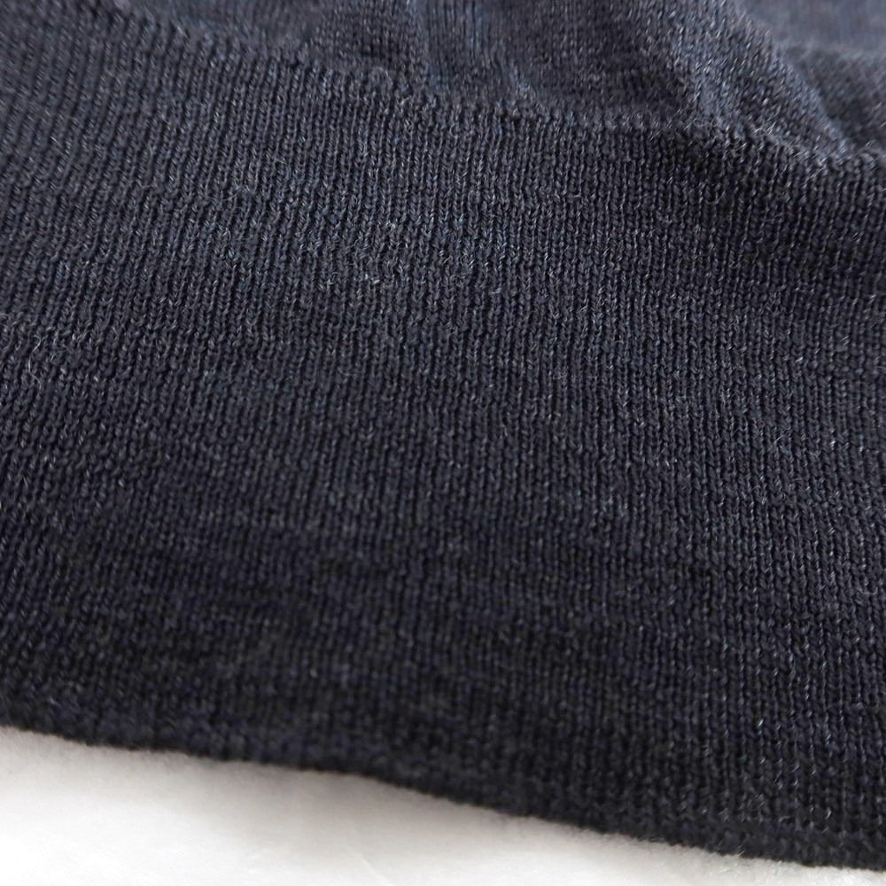 【中古】ジョンスメドレー JOHN SMEDLEY ハイゲージ ウール タートルネック プルオーバーニット グレーネイビー【 S 】【 状態ランクB 】【 メンズ 】