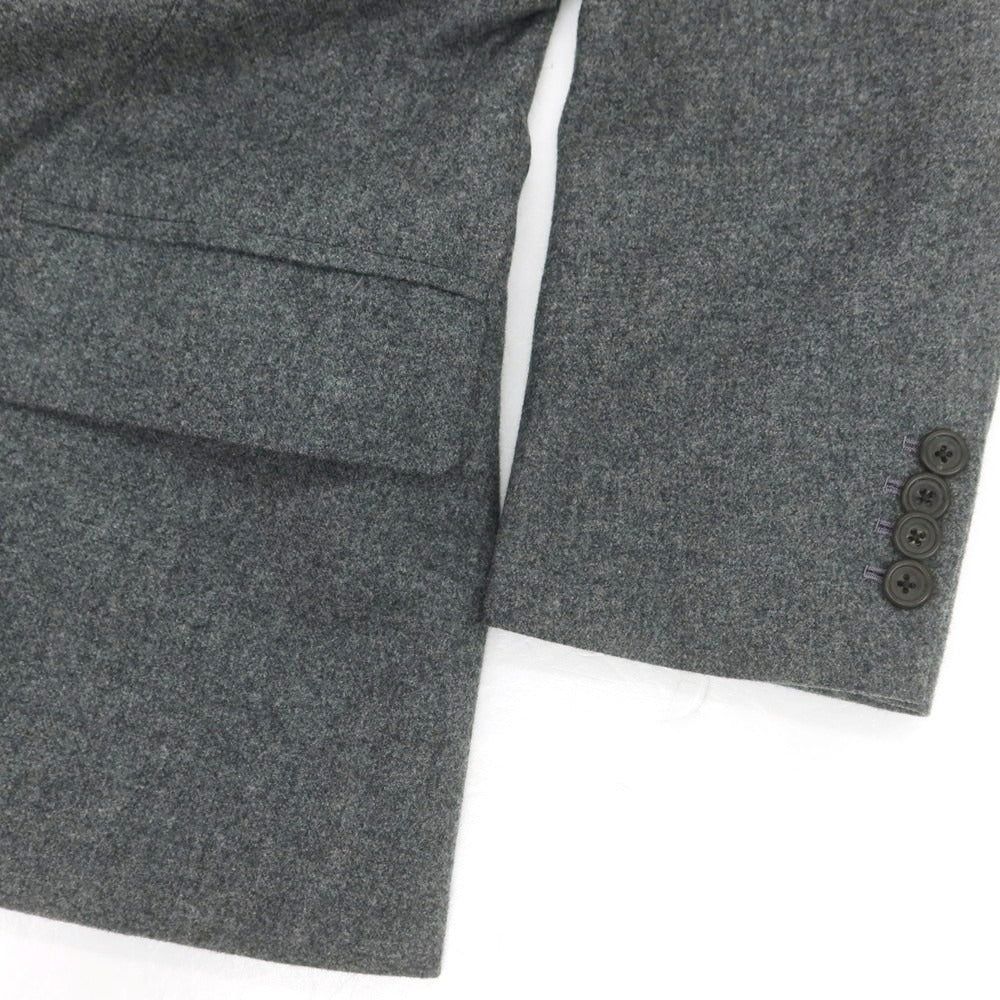 【中古】ボストンテーラー BOSTON TAILOR ウール スリーピース ダブルスーツ メランジグレー【 表記なし(S位) 】【 状態ランクB 】【 メンズ 】