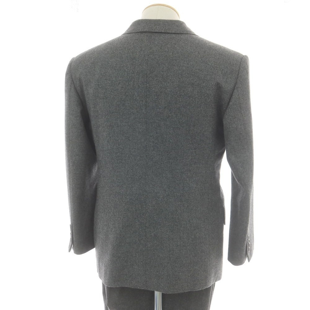 【中古】ボストンテーラー BOSTON TAILOR ウール スリーピース ダブルスーツ メランジグレー【 表記なし(S位) 】【 状態ランクB 】【 メンズ 】