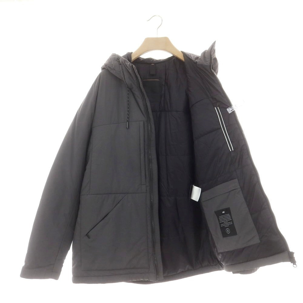 【中古】デュノ DUNO ナイロン フーデッド 中綿ブルゾン グレー【 50 】【 状態ランクB 】【 メンズ 】