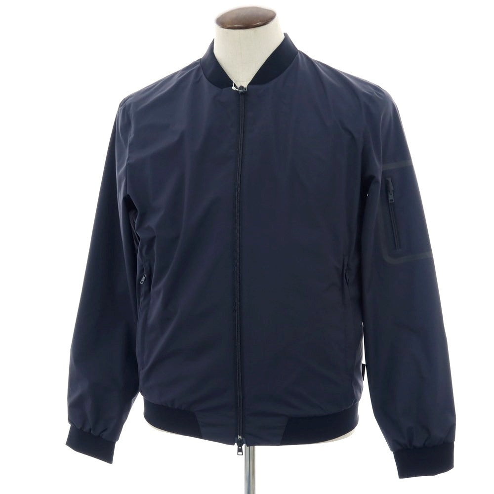 【中古】ヘルノ Herno Laminar GORE-TEX ポリエステル ボマーブルゾン ネイビー【 50 】【 状態ランクA 】【 メンズ 】