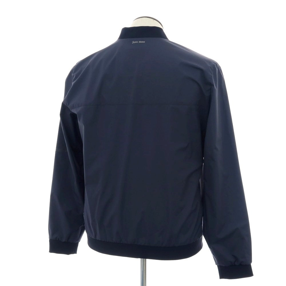 【中古】ヘルノ Herno Laminar GORE-TEX ポリエステル ボマーブルゾン ネイビー【 50 】【 状態ランクA 】【 メンズ 】
