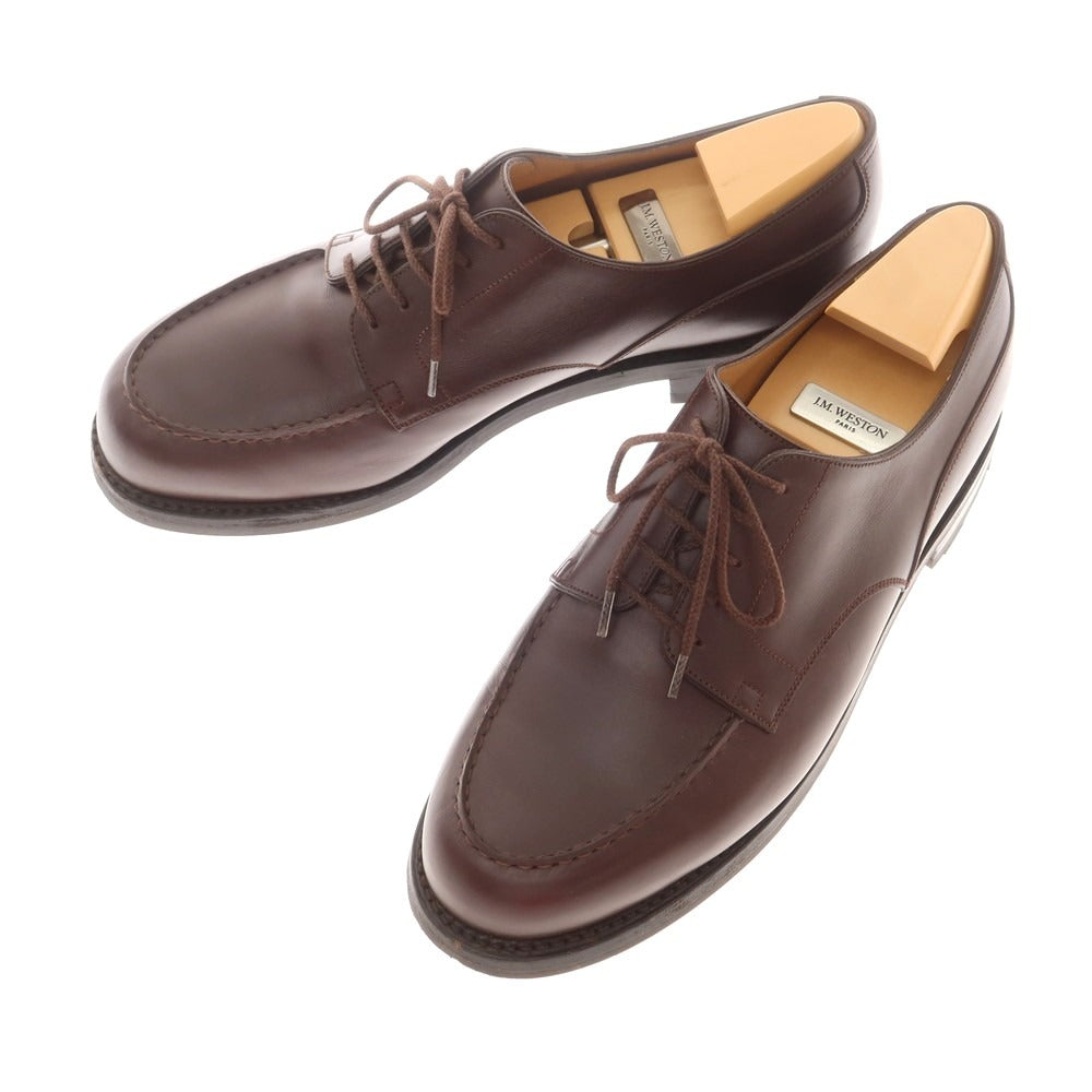 【中古】ジェイエムウエストン J.M WESTON 641 GOLF ドレスシューズ ダークブラウン【 9 1/2 E 】【 状態ランクB 】【 メンズ 】