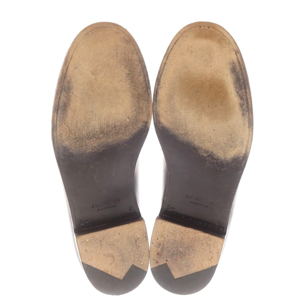 【中古】ジェイエムウエストン J.M WESTON 180 シグネチャーローファー ブラック【 8 1/2 F 】【 状態ランクB 】【 メンズ 】