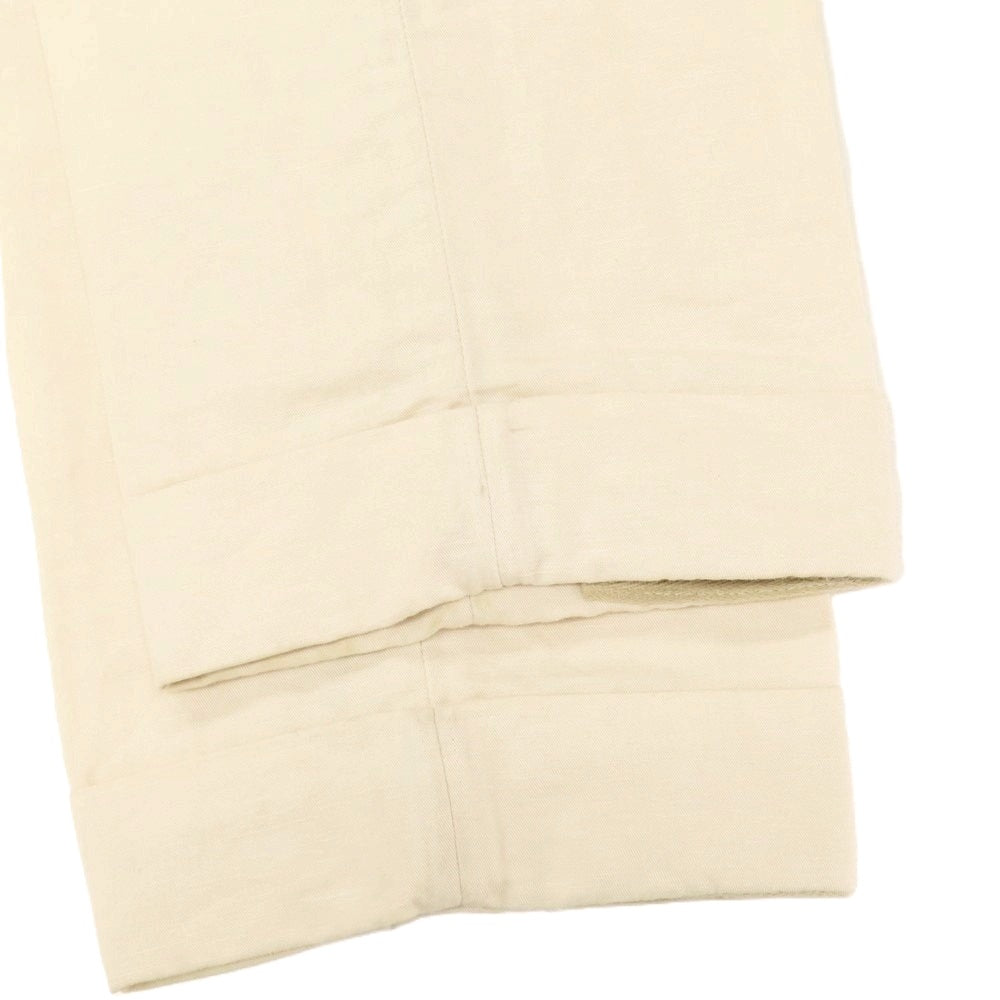 【中古】ブルネロクチネリ Brunello Cucinelli リネンコットン カジュアルスラックスパンツ アイボリー【 44 】【 状態ランクC 】【 メンズ 】