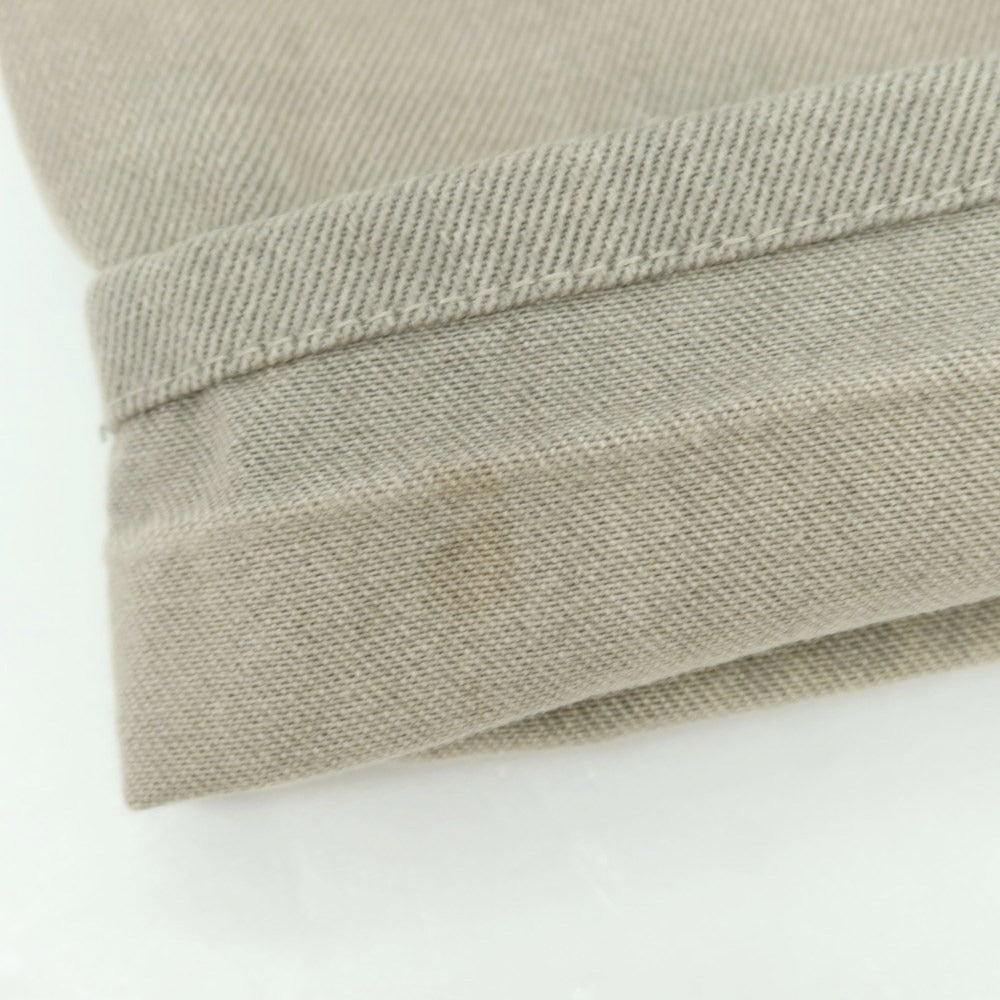 【中古】ブルネロクチネリ Brunello Cucinelli コットンポリエステル デニムパンツ グレージュ【 46 】【 状態ランクD 】【 メンズ 】