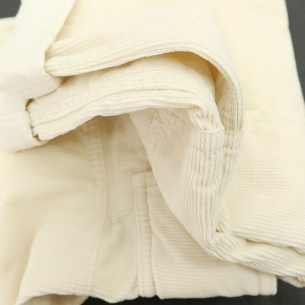 【中古】ブルネロクチネリ Brunello Cucinelli コットン コーデュロイパンツ アイボリー【サイズ44】【 状態ランクC 】【 メンズ 】