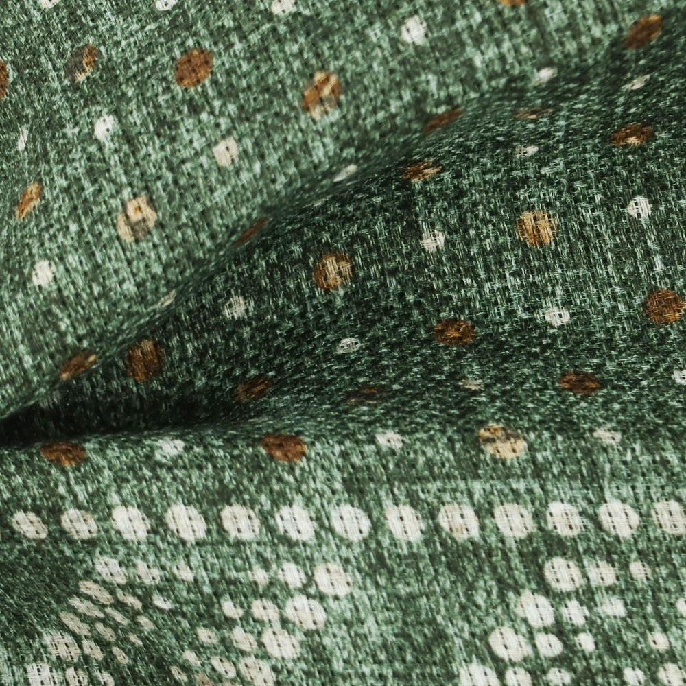 【中古】ブルネロクチネリ Brunello Cucinelli リネンコットン プリント ポケットチーフ グリーン【 状態ランクB 】【 メンズ 】