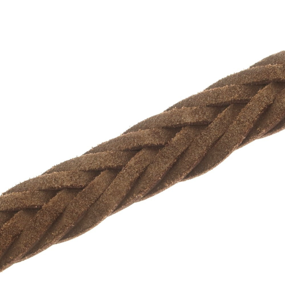 【中古】ブルネロクチネリ Brunello Cucinelli スエードレザー メッシュベルト ダークブラウン【 85 】【 状態ランクB 】【 メンズ 】
