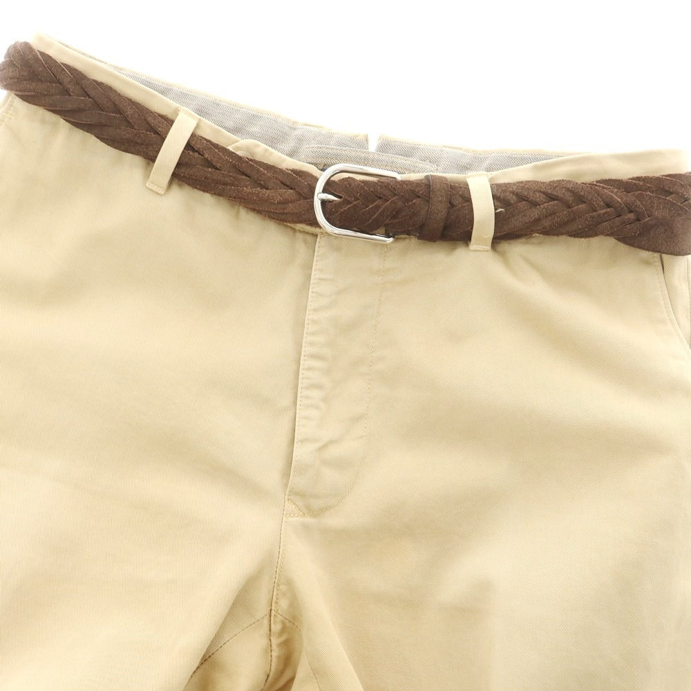 【中古】ブルネロクチネリ Brunello Cucinelli スエードレザー メッシュベルト ダークブラウン【 85 】【 状態ランクB 】【 メンズ 】