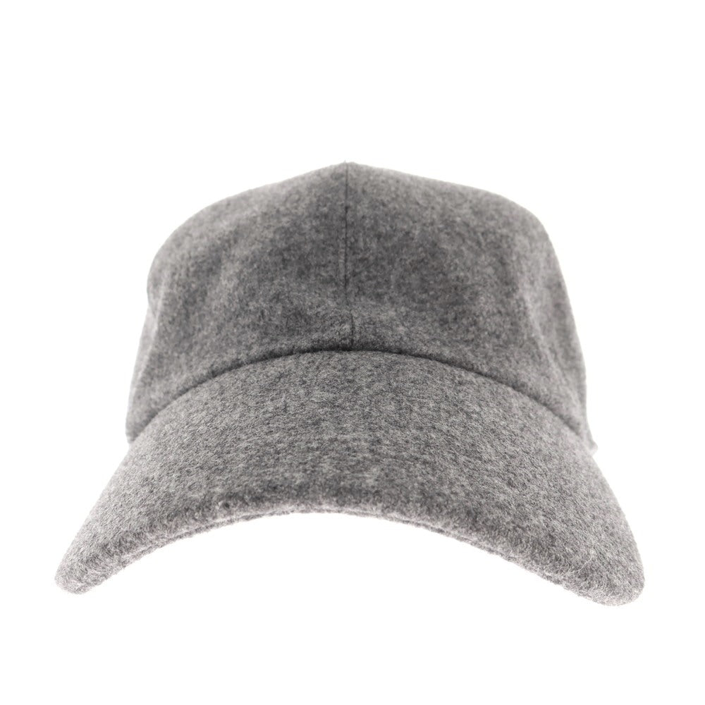 【中古】ブルネロクチネリ Brunello Cucinelli ウール ベースボールキャップ グレー【 L 】【 状態ランクC 】【 メンズ 】