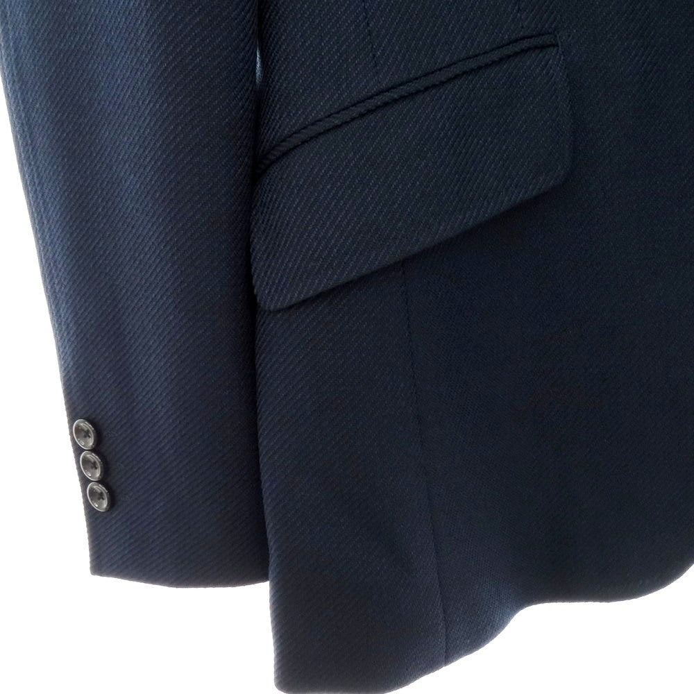 【中古】タケオキクチ TAKEO KIKUCHI CITY SETTER ポリエステル 2B テーラードジャケット ネイビー【 2 】【 状態ランクB 】【 メンズ 】