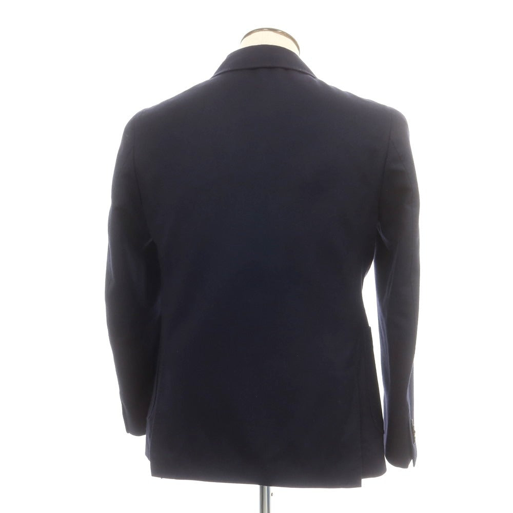 【中古】スティレ ラティーノ STILE LATINO ツイルウール テーラードジャケット ネイビー【 表記なし(L位) 】【 状態ランクB 】【 メンズ 】