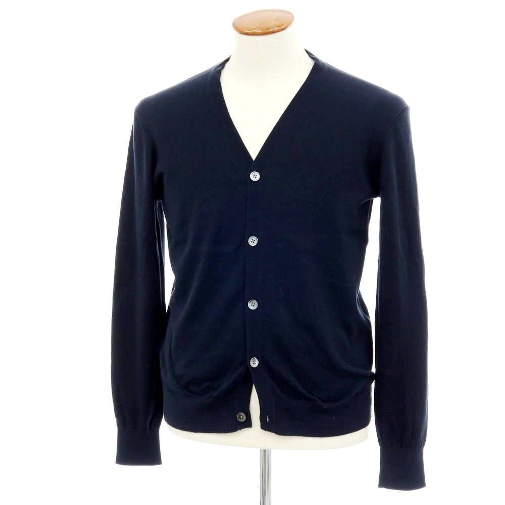 【中古】クロスクローゼット crossclothet ハイゲージコットン カーディガン ダークネイビー【 2 】【 状態ランクB 】【 メンズ 】