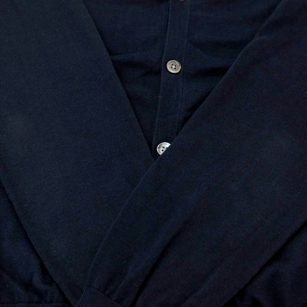 【中古】クロスクローゼット crossclothet ハイゲージコットン カーディガン ダークネイビー【 2 】【 状態ランクB 】【 メンズ 】