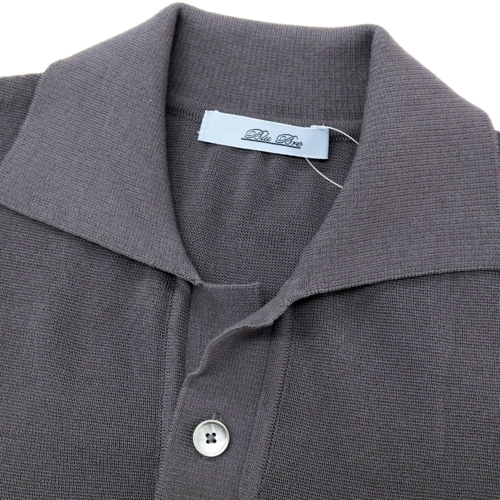 【中古】ブルブレ Blu Bre コットン ポロニット グレー【 XL 】【 状態ランクA 】【 メンズ 】
