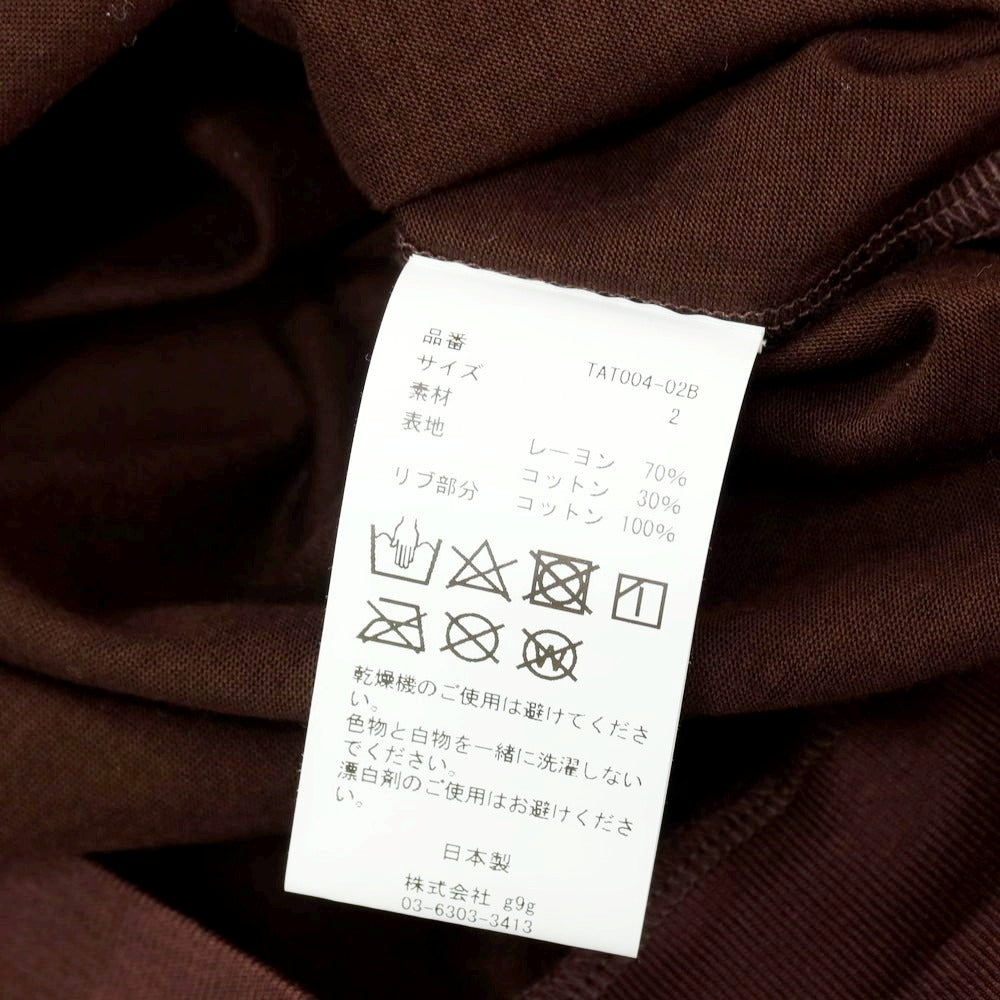 【中古】ターンエー TURN A コットン 半袖ポロシャツ ブラウン【 2 】【 状態ランクA 】【 メンズ 】