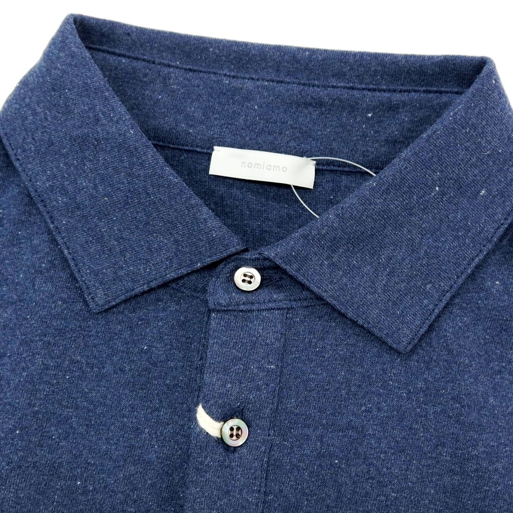 【中古】ノミアモ nomiamo コットン 半袖ポロシャツ ネイビー【 2 】【 状態ランクA 】【 メンズ 】