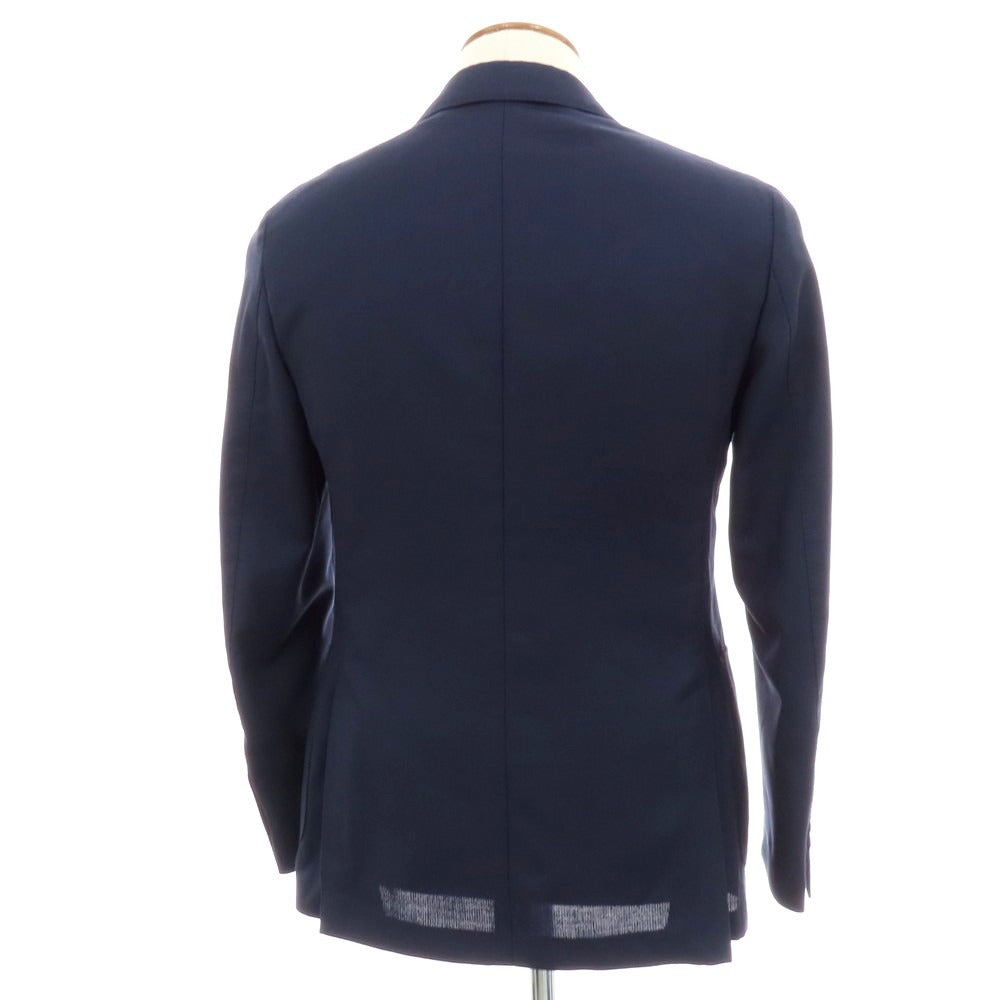 【中古】ラルディーニ LARDINI ウール 3B テーラードジャケット ネイビー【 46 】【 状態ランクC 】【 メンズ 】