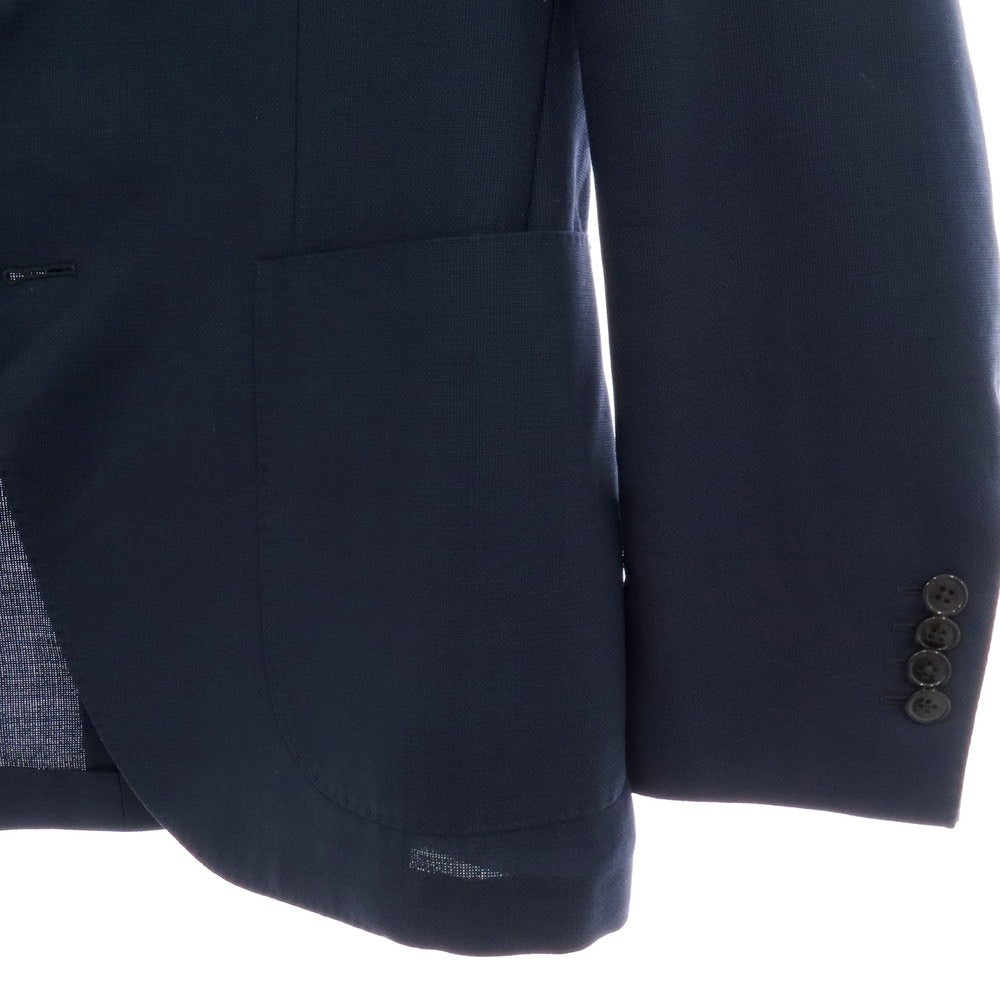 【中古】ラルディーニ LARDINI ウール 3B テーラードジャケット ネイビー【 46 】【 状態ランクC 】【 メンズ 】