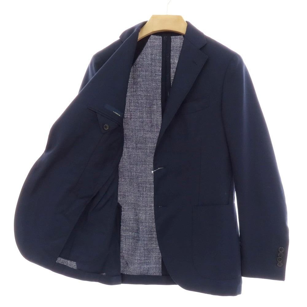 【中古】ラルディーニ LARDINI ウール 3B テーラードジャケット ネイビー【 46 】【 状態ランクC 】【 メンズ 】