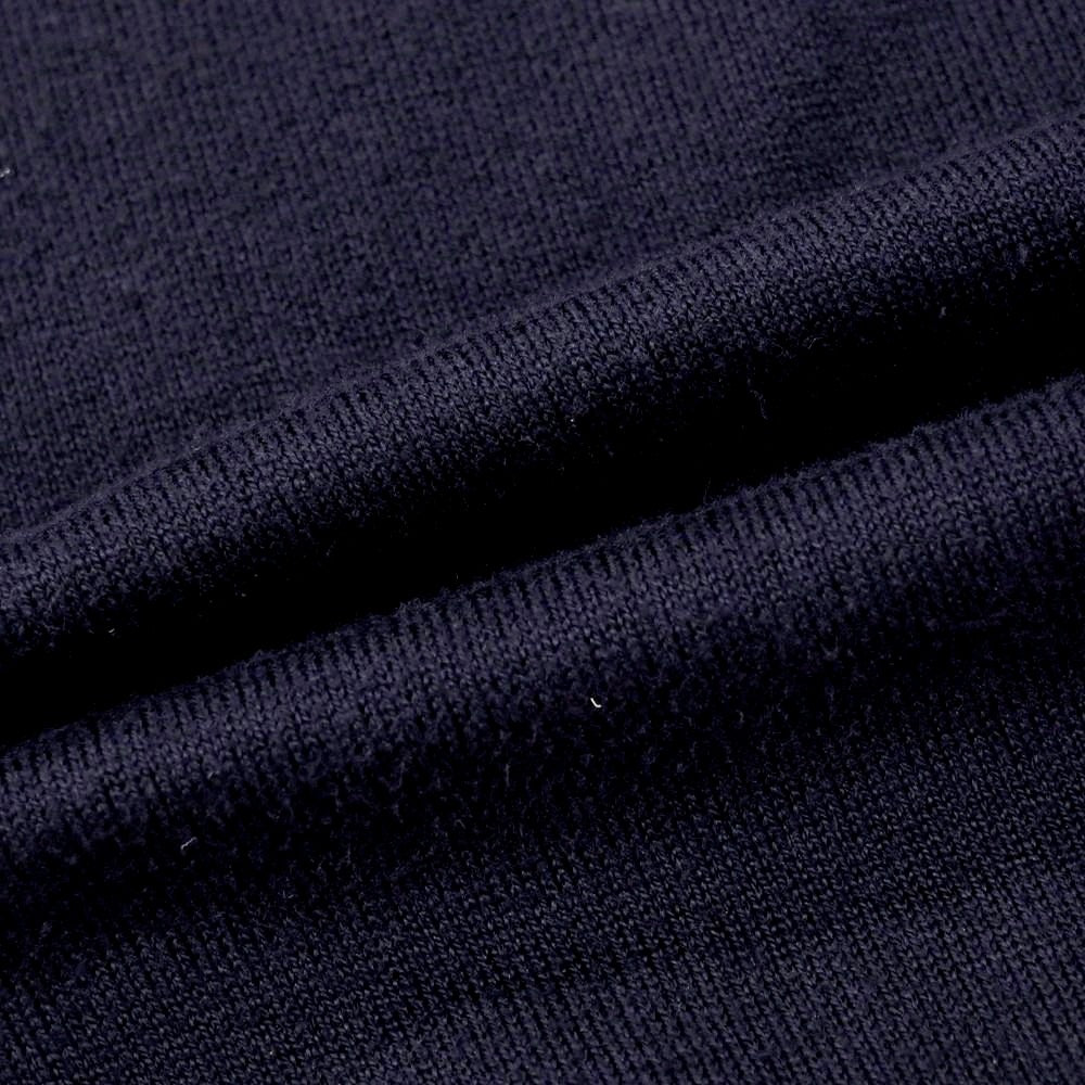 【中古】ジョンスメドレー JOHN SMEDLEY コットン 半袖クルーネックニット ネイビー【 M 】【 状態ランクC 】【 メンズ 】