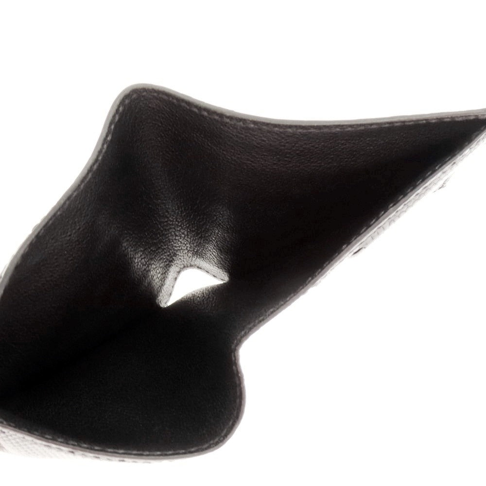 【中古】ティーエムビーエイチ T・MBH プレミアムクロコ 二つ折り財布 ブラック【 状態ランクB 】【 メンズ 】