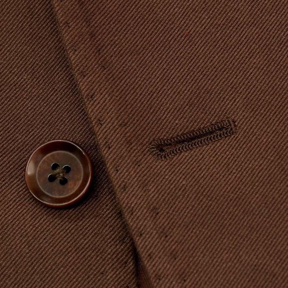 【中古】リングヂャケット RING JACKET コットンウール 3つボタンスーツ ブラウン【サイズ48】【 状態ランクC 】【 メンズ 】