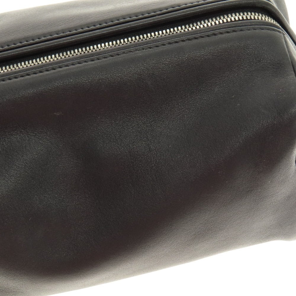 【中古】コーチ COACH レザー 大型 トラベル ポーチ ブラック【 状態ランクB 】【 メンズ 】