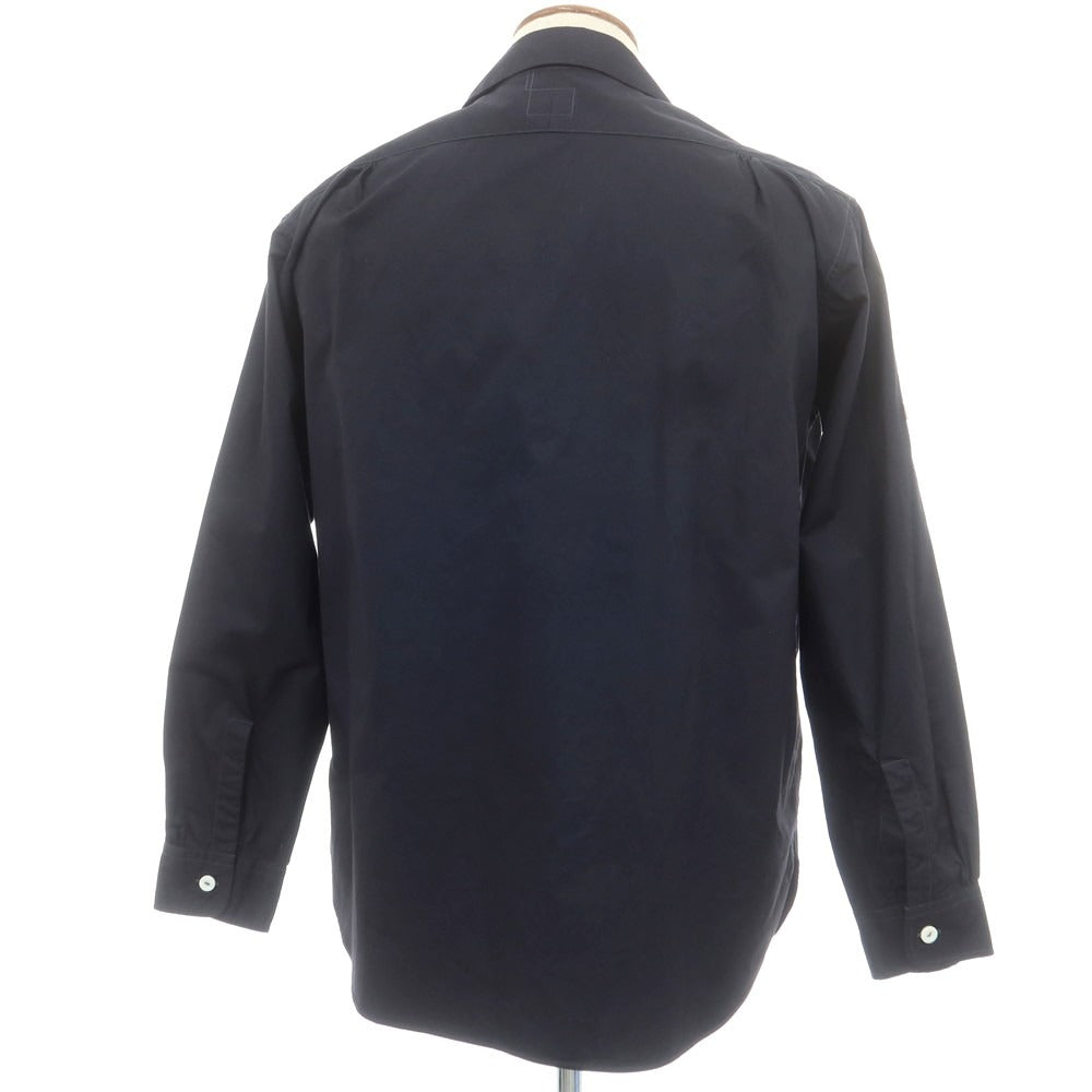 【中古】ポストオーバーオールズ POST OVERALLS 2025年春夏 コットン カジュアルシャツ ネイビー【 M 】【 状態ランクB 】【 メンズ 】