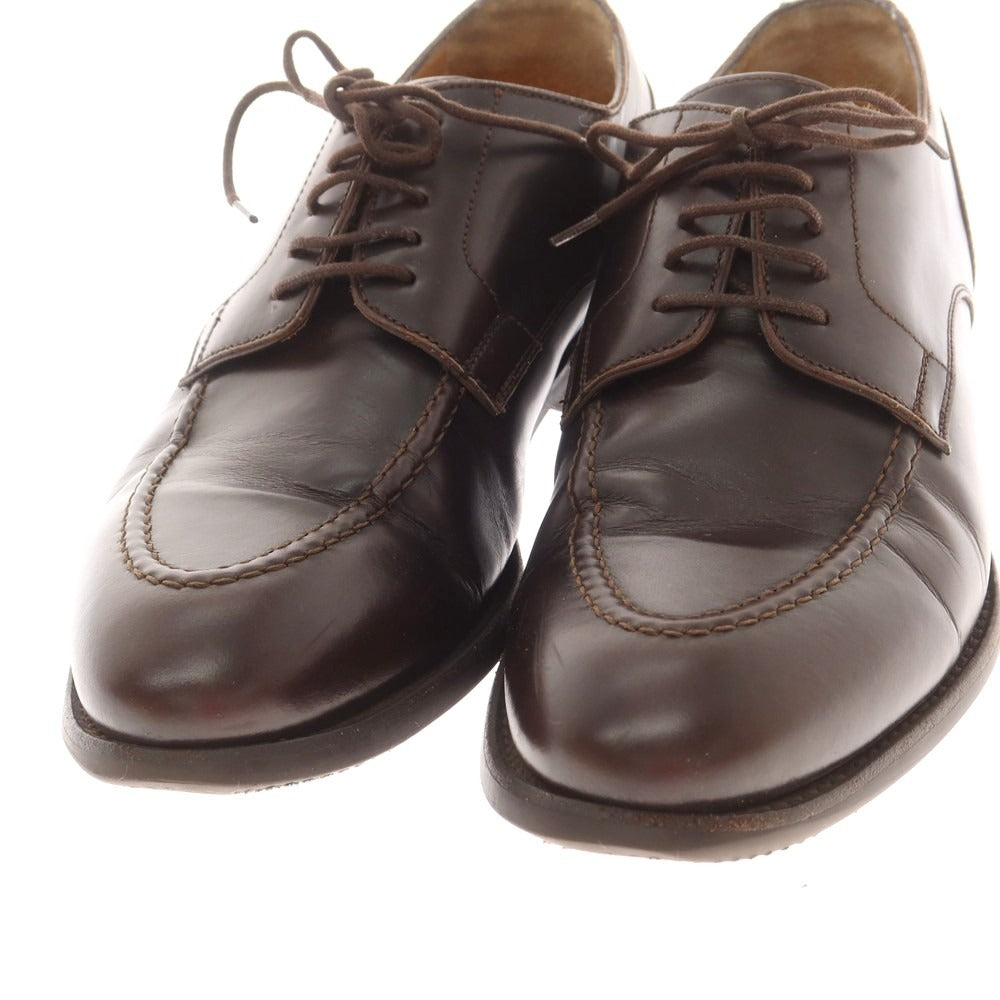 【中古】バーウィック BERWICK Uチップ ドレスシューズ ダークブラウン【 6 1/2 】【 状態ランクC 】【 メンズ 】
