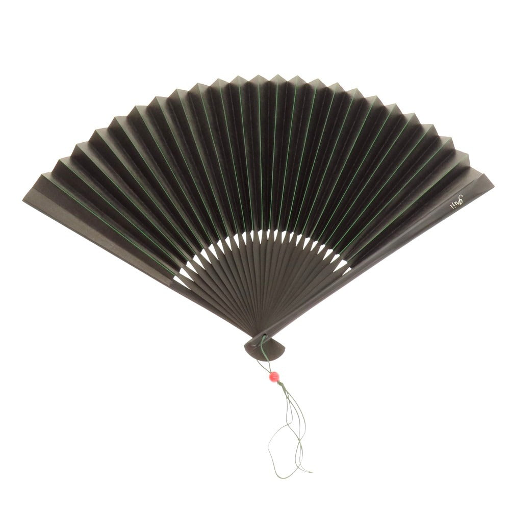 【中古】グジ guji 宮脇賣扇庵 扇子 ブラック【 状態ランクA 】【 メンズ 】