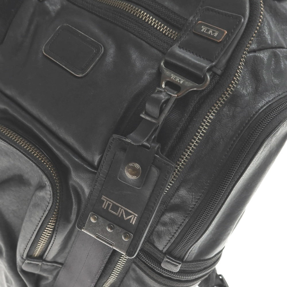 【中古】トゥミ TUMI Kingsville グレインレザー バックパック・リュック ブラック【 状態ランクC 】【 メンズ 】