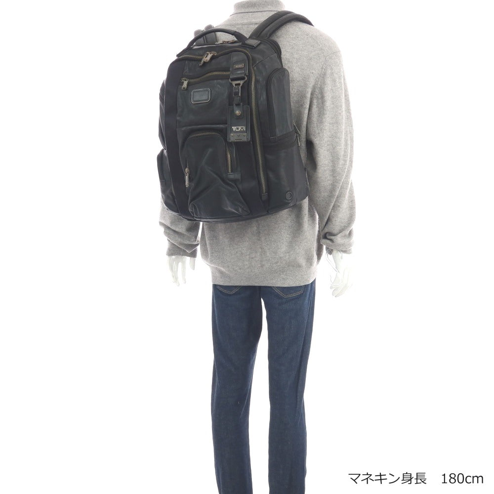 【中古】トゥミ TUMI Kingsville グレインレザー バックパック・リュック ブラック【 状態ランクC 】【 メンズ 】