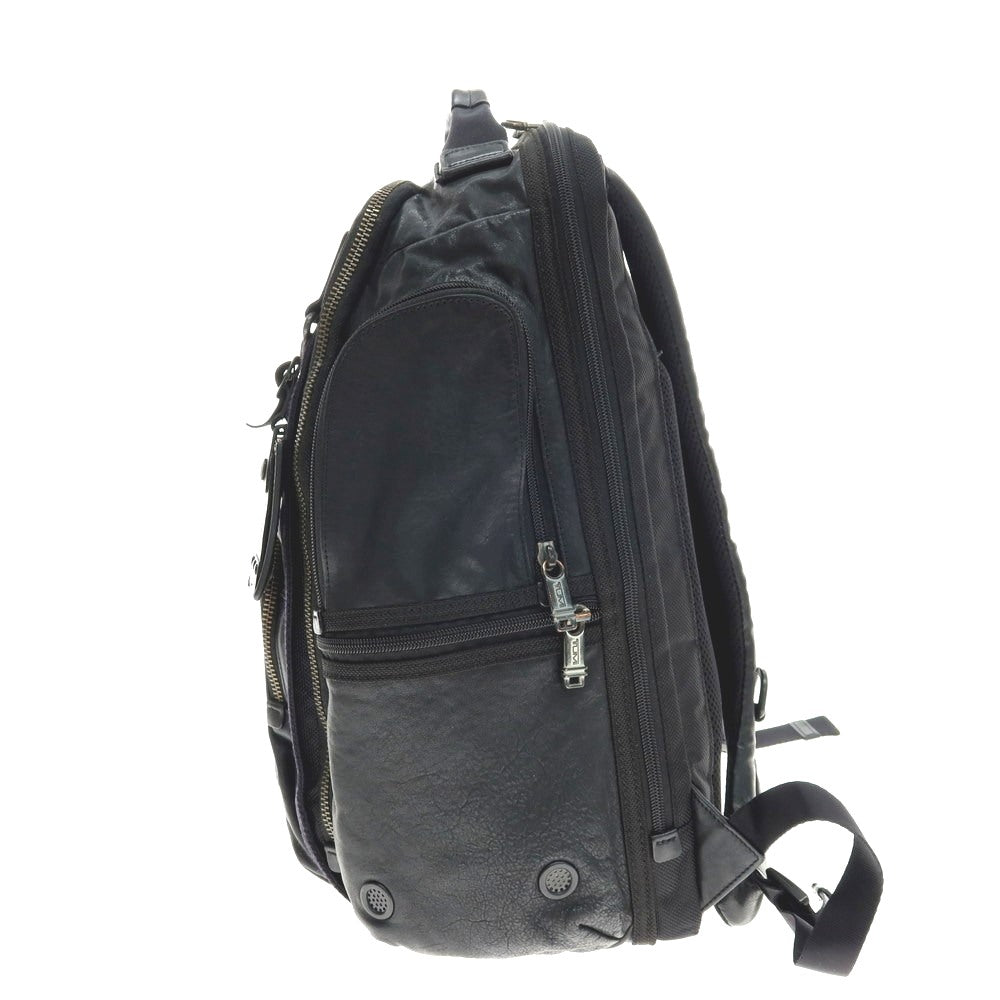 【中古】トゥミ TUMI Kingsville グレインレザー バックパック・リュック ブラック【 状態ランクC 】【 メンズ 】
