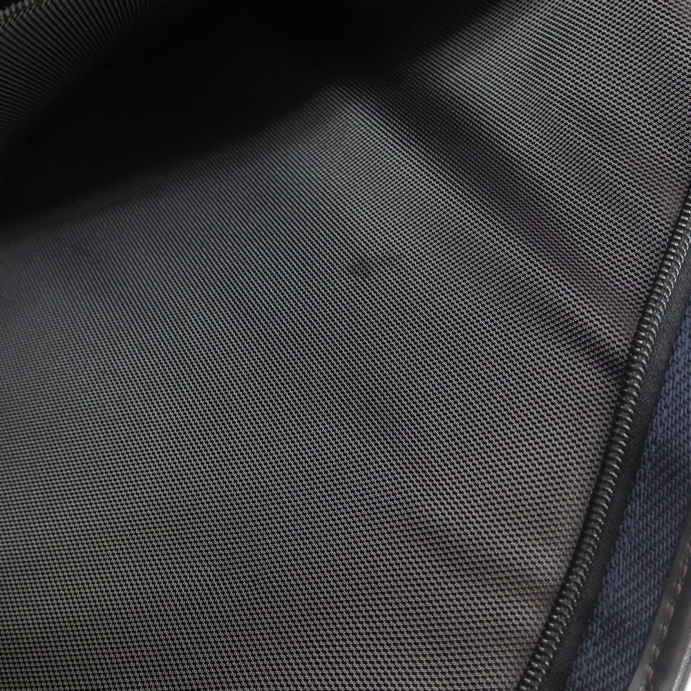 【中古】サムソナイト Samsonite 2WAY ナイロン×レザー ブリーフケース ネイビーxダークブラウン【 状態ランクC 】【 メンズ 】