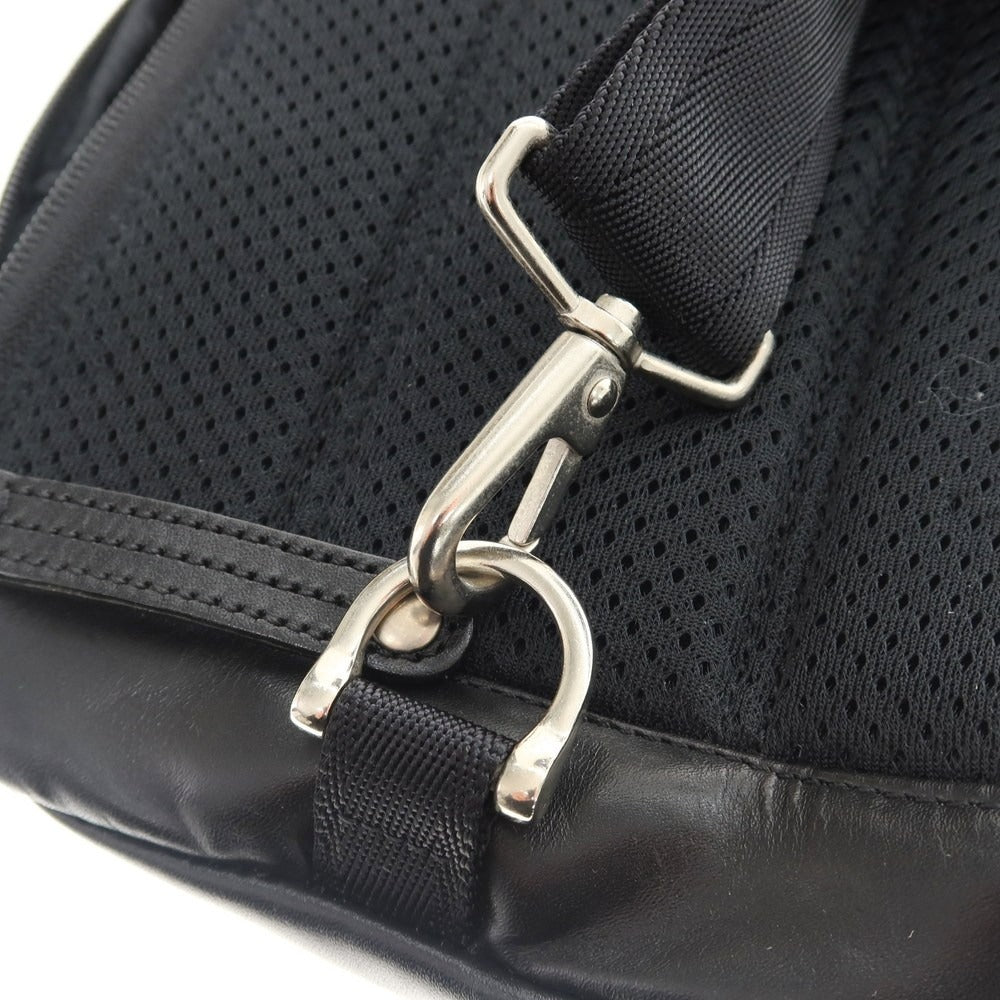 【中古】マスターピース MASTER PIECE ポリ塩化ビニル×カウレザー カモフラ柄 ワンショルダー ボディバッグ ブラック【 状態ランクB 】【 メンズ 】