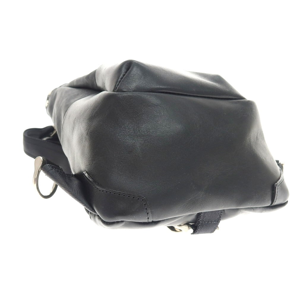 【中古】マスターピース MASTER PIECE ポリ塩化ビニル×カウレザー カモフラ柄 ワンショルダー ボディバッグ ブラック【 状態ランクB 】【 メンズ 】