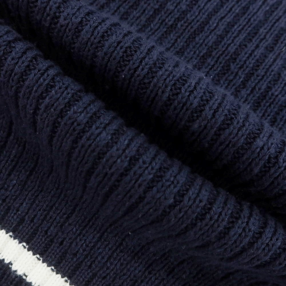 【中古】ラコステ LACOSTE コットンポリエステル Vネック プルオーバーニット ネイビー【 2 】【 状態ランクC 】【 メンズ 】