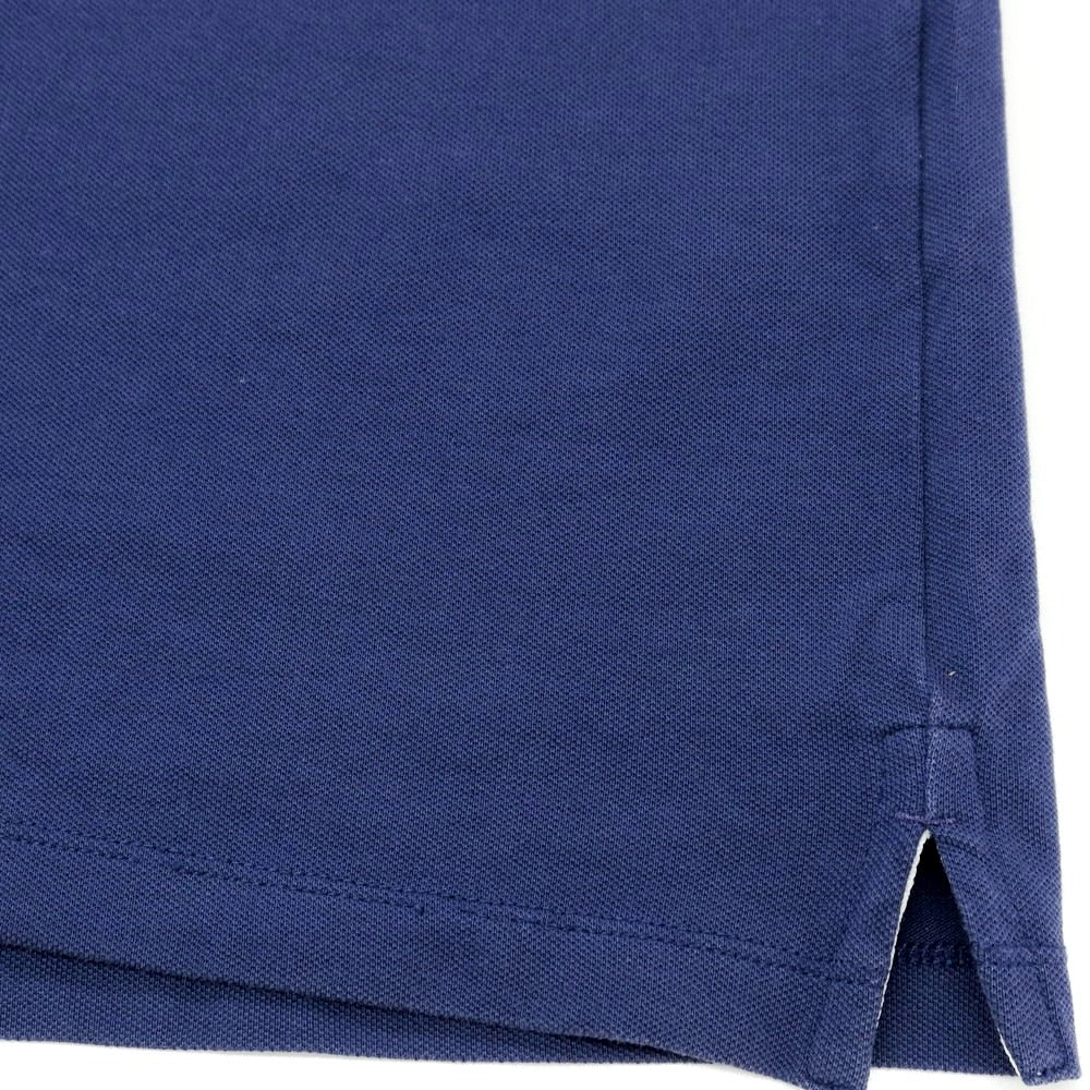 【中古】ストーンアイランド STONE ISLAND コットン 半袖ポロシャツ ネイビー【 L 】【 状態ランクC 】【 メンズ 】
