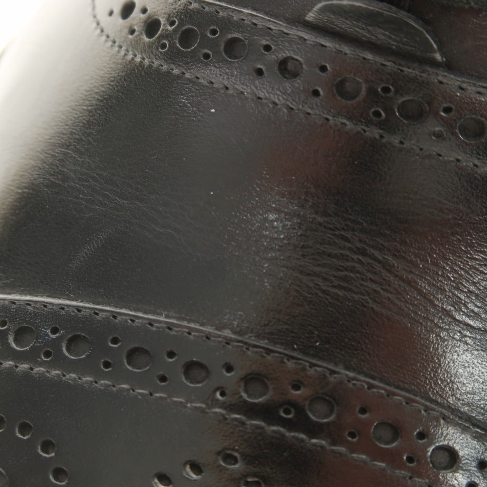 【中古】フラテッリ ロセッティ FRATELLI ROSSETTI セミブローグ ドレスシューズ ブラック【 7 】【 状態ランクA 】【 メンズ 】